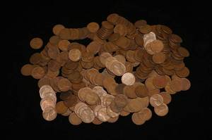 300 Wheat Pennies - 1940s and 50s