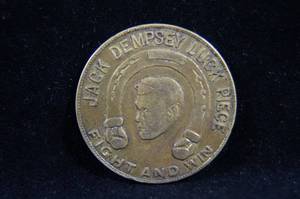 Jack Dempsey Fight and Win Luck Token