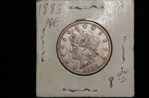 1883 Liberty Nickel No Cents