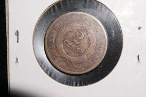 1865 2 Cent Piece