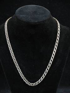 Sterling Silver Spiga Chain Necklace