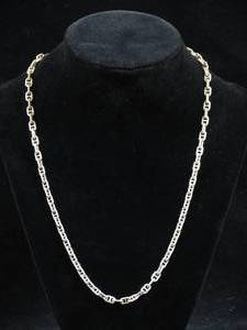 Sterling Silver Anchor Link Necklace