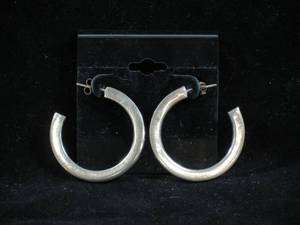 Sterling Silver Hoop Earrings