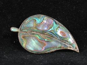 Sterling Silver Leaf Pin