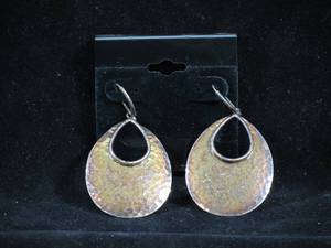 Large Sterling Silver Dangle Earrings