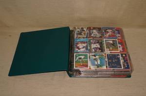 Binder of Baseball Cards - Late 80s
