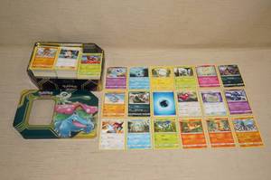 Metal Tin of Pokemon Cards