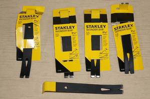 5 Stanley Wonder Bar Pry Tools