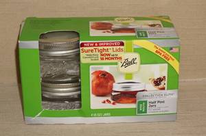 4 Ball Half Pint Jars