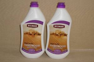 2 Bottles of Weiman Hardwood Polish and Cleaner