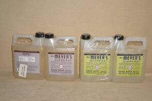 4 Bottles of Meyers Clean Day Hand Soap
