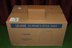 50 Uline Easy Pour 1 Gallon Jugs with Caps