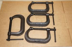 4 Proto 4 Steel C-Clamps