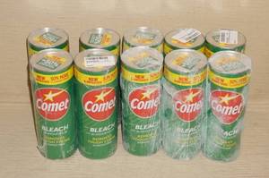 10 Cans of Comet Bleach Cleaner