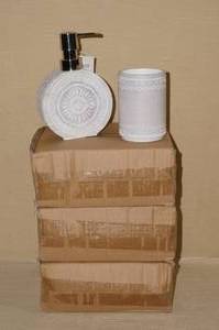 3 Sets of Excell Bathroom Accessories - Grey