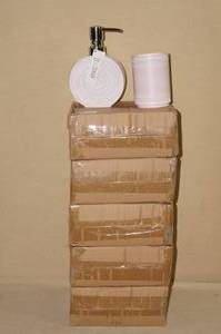 5 Sets of Excell Bathroom Accessories - Blush