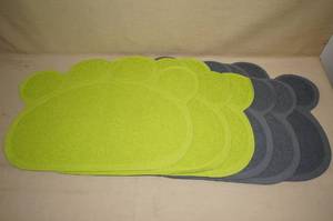 6 Dog Paw Floor Mats