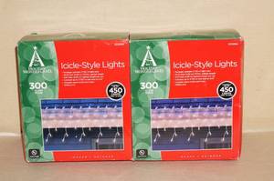 2 Boxes of Icicle-Style Christmas Lights