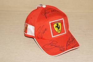 Team Ferrari Signed Hat - Michael Schumacher