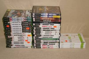 XBOX, PS2, and Wii Games
