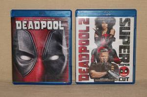 Deadpool 1 and 2 Blu-Ray Movies