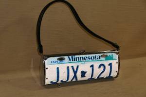 Minnesota License Plate Purse