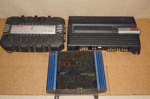 3 Car Audio Amplifiers