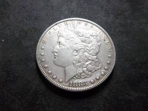 1883 Morgan Silver Dollar