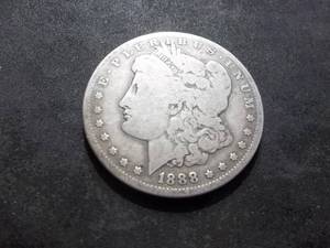 1888 O Morgan Silver Dollar