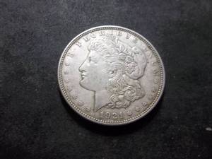 1921 D Morgan Silver Dollar
