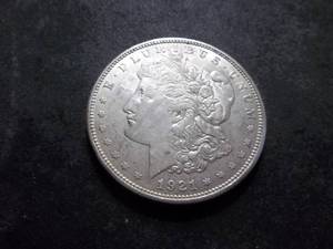 1921 D Morgan Silver Dollar