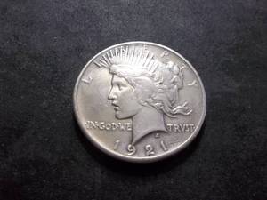1921 Peace Silver Dollar High Relief