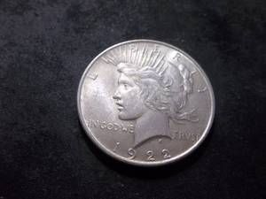 1922  Silver Peace Dollar