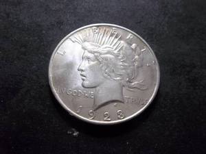 1923 D Peace Silver Dollar