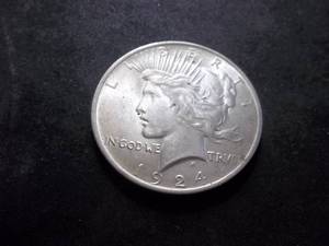 1924 Peace Silver Dollar