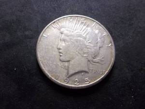 1925 S Peace Silver Dollar