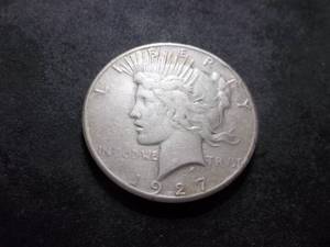 1927 Peace Silver Dollar
