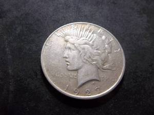 1927 D Silver Peace Dollar