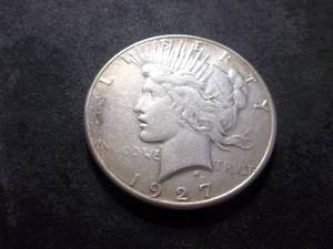 1927 S Peace Silver Dollar