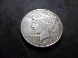 1935 S Peace Silver Dollar