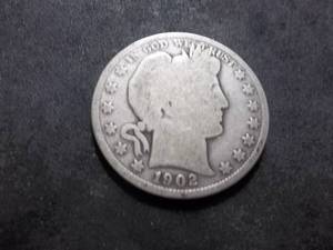 1902 Barber Half Dollar