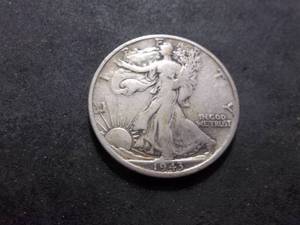 1943 S Walker Half Dollar