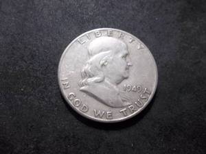 1949 S Franklin Half Dollar