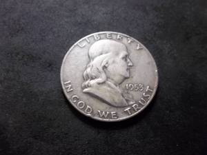 1953 D Franklin Half Dollar