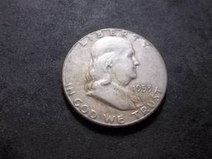 1953 S Franklin Half Dollar