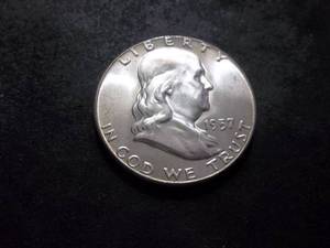 1957 Franklin Half Dollar