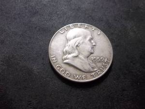 1959 D Franklin Half Dollar