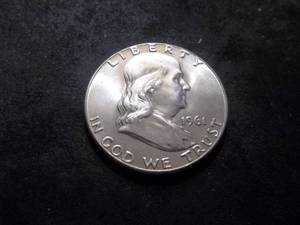 1961 Franklin Half Dollar