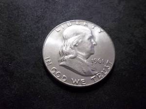 1961 D Franklin Half Dollar