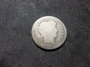 1903 S Barber Dime
